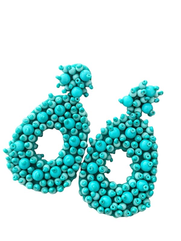 Caravanas Catalina turquesa